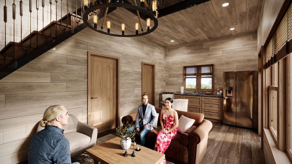 Elegant Cabin Interior