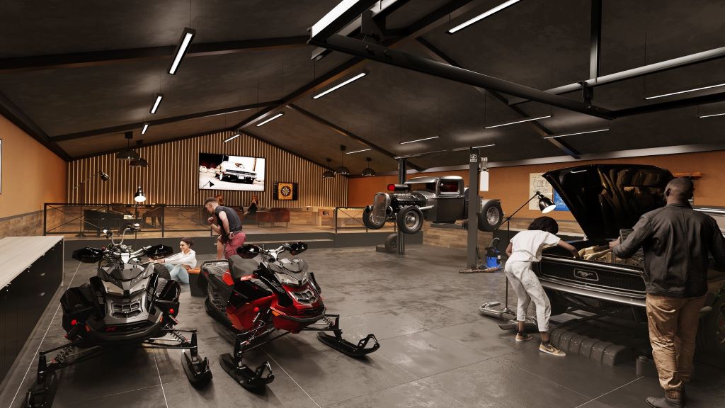 Automotive Garage Interior