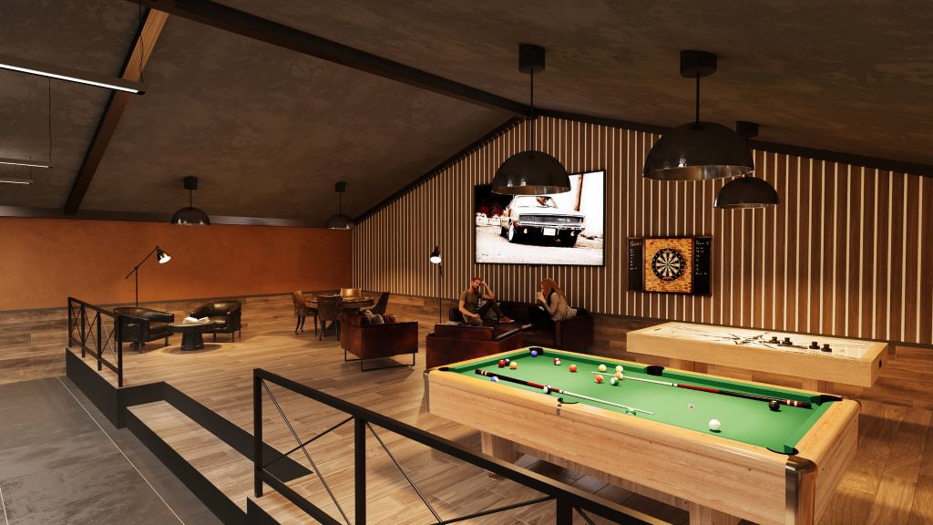 Entertainment Loft Interior