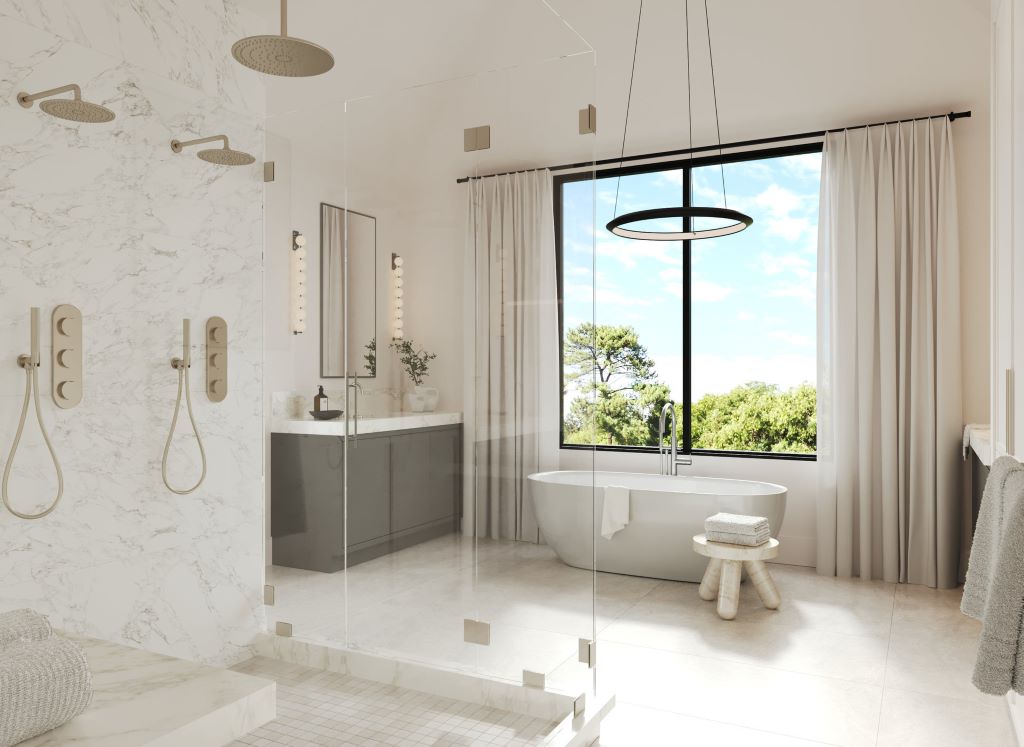 Luxury bathroom interior