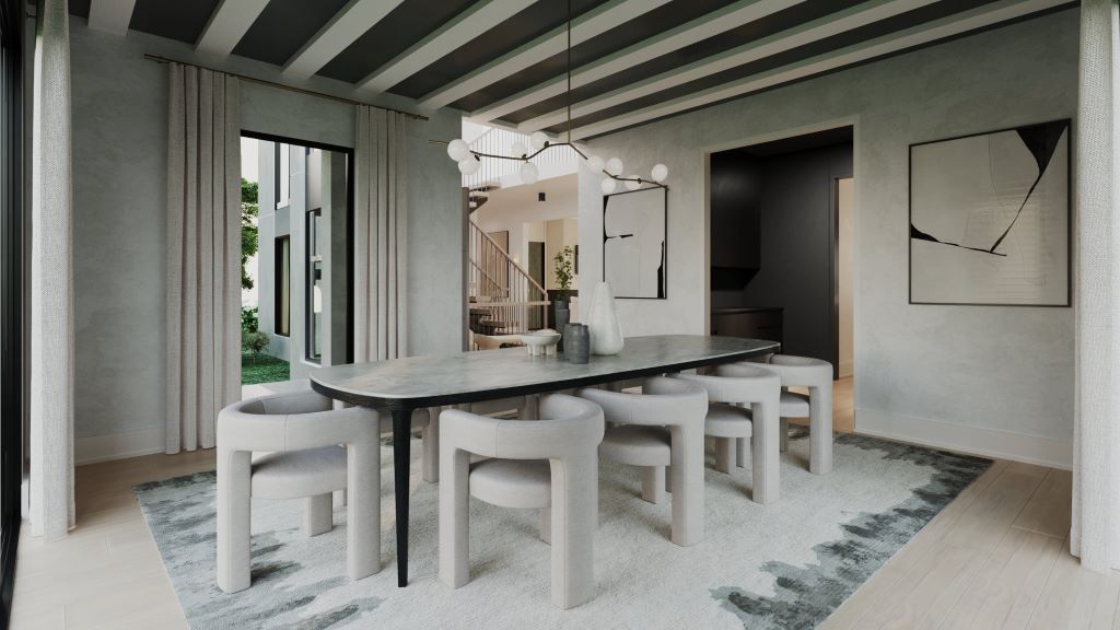 Elegant dining room